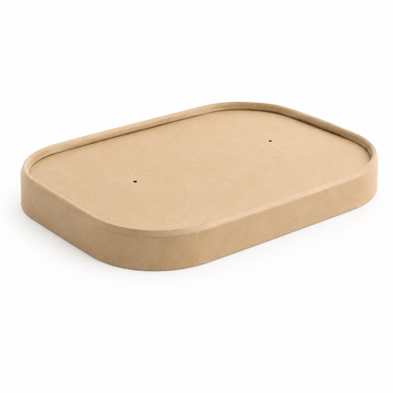 Rectangle Kraft PE Lid