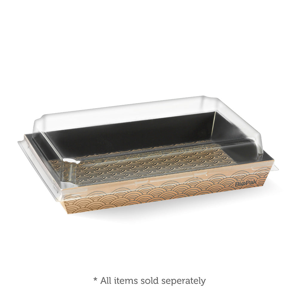 BioPak Medium BioBoard Sushi Tray BioPak Medium BioBoard Sushi Tray