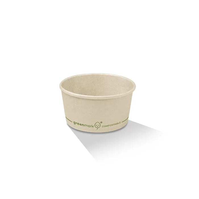 PLA Coated Bamboo Bowl 4oz ( 92x48x72mm)