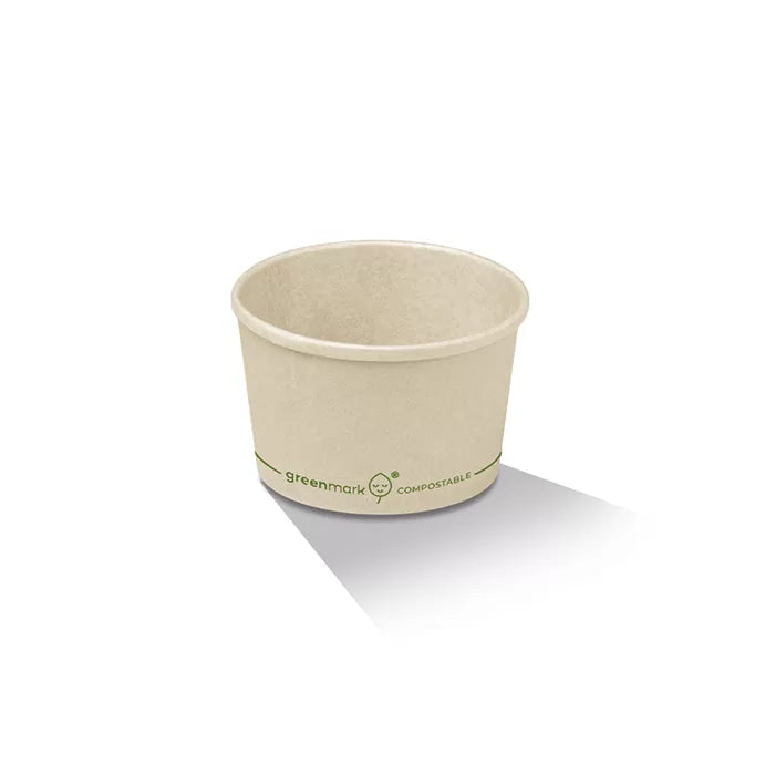 PLA Coated Bamboo Bowl 8oz ( 92x80x61mm)