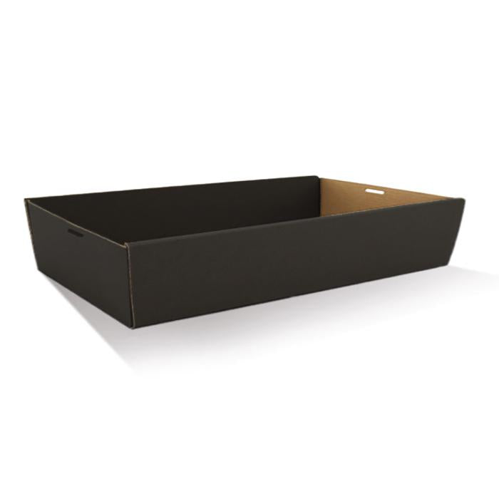Black Catering Tray/Hamper Box - Large 560x255x80mm