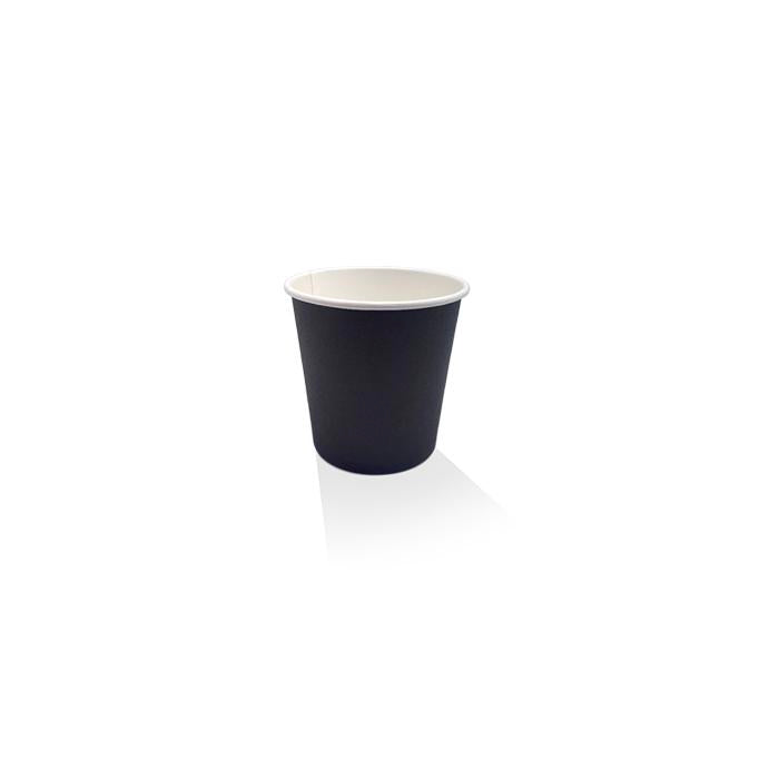 4oz Black Single Wall Cup