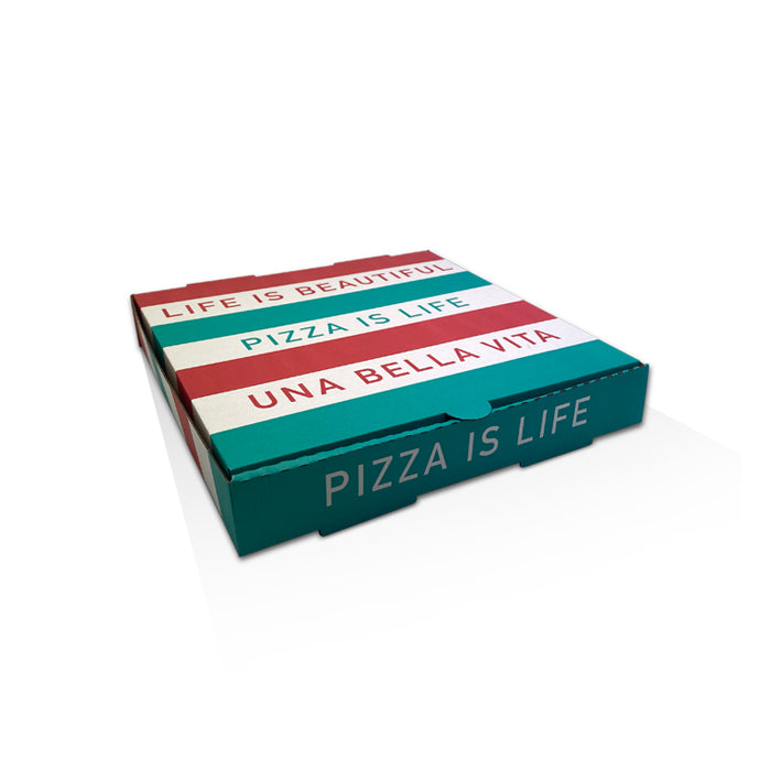 Pizza Box 11 Inch 280x280x40 mm - Printed Pizza is Life