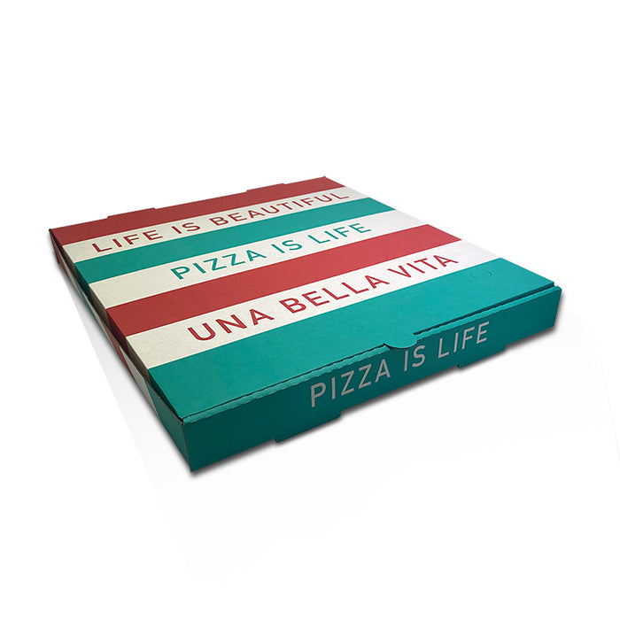 Pizza Box 15 inch 380x380x40 mm Printed Pizza is Life