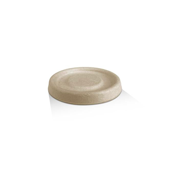 Unbleached Sugarcane Lid/Fits UC002 2000pc/Ctn