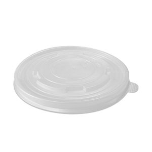 150mm PP Hot & Cold Lid for Kraft Paper Bowls – 300 Per Carton
