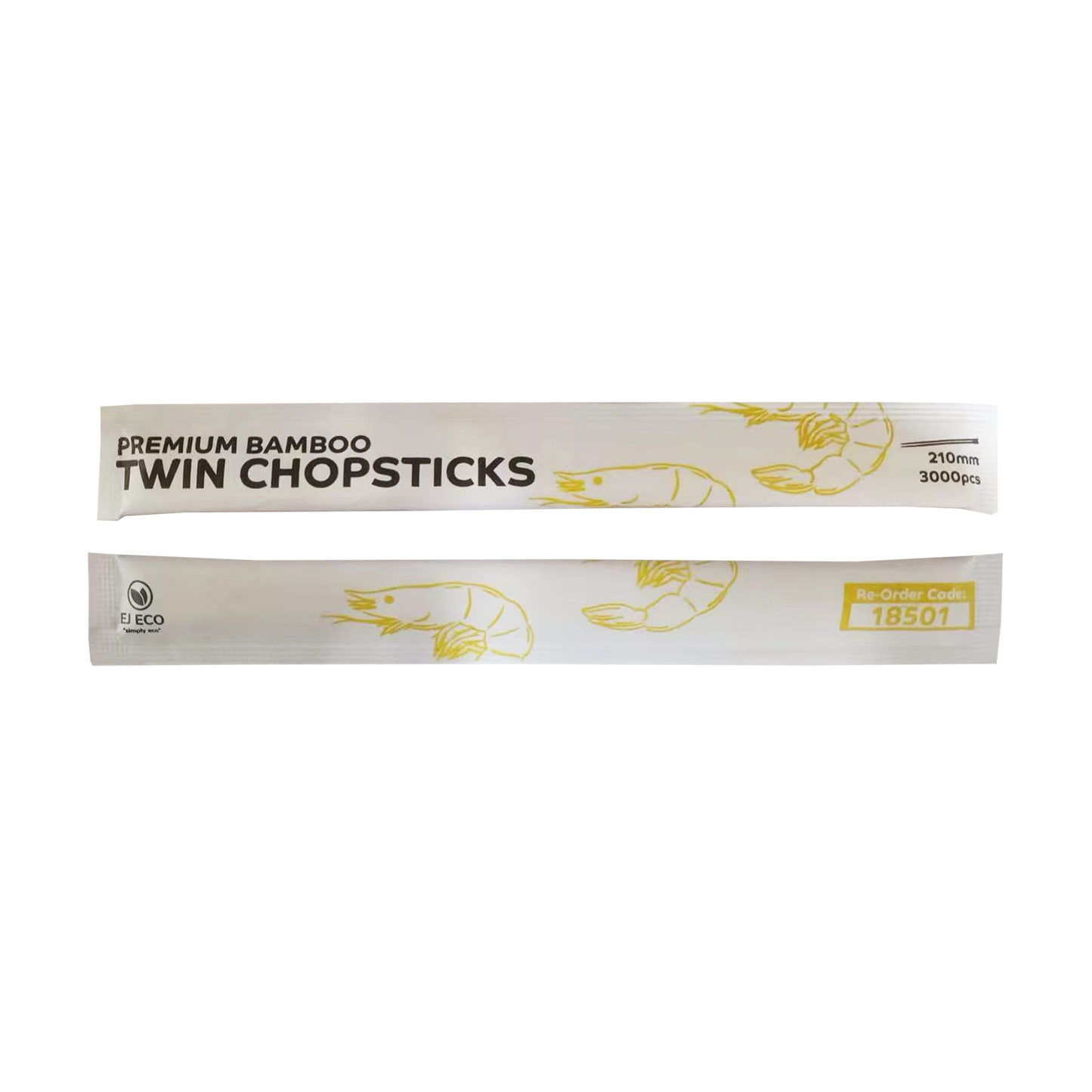 Full Paper Wrapped Twins Chopsticks 21cm