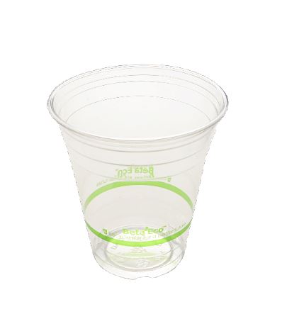 BetaEco 12/14 (360/420 ml) PET Cup - Eco Green Stripe