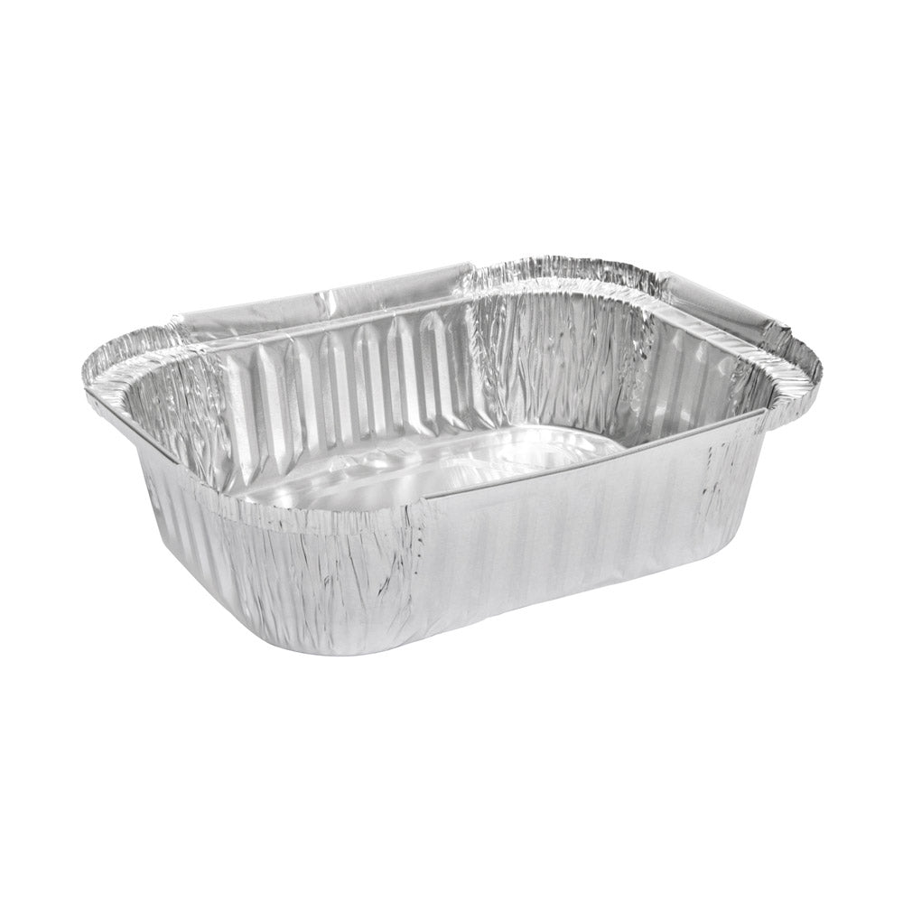 1000ml Rectangular Takeaway Foil Tray 193x138x48mm