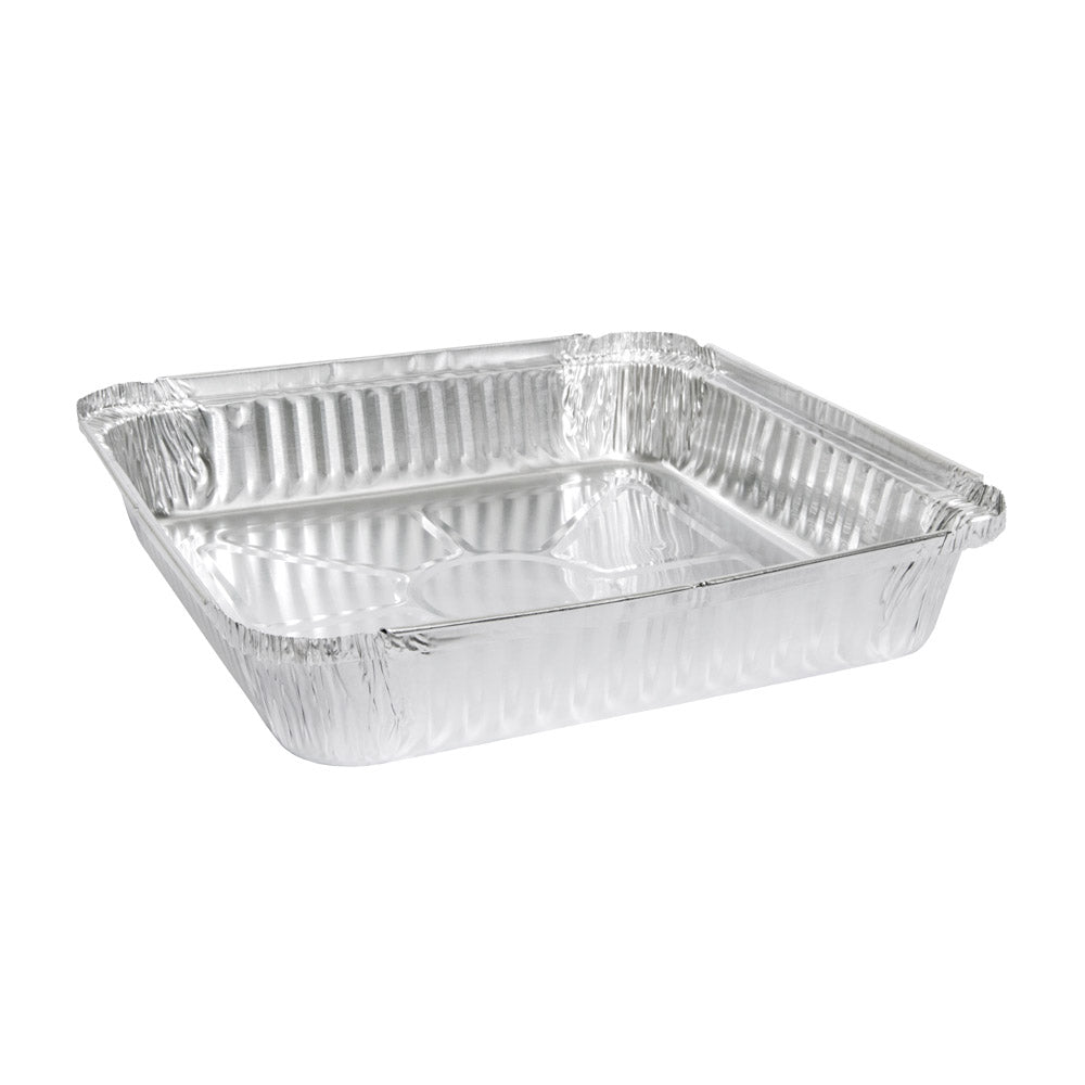 1500mL Large Square Foil Tray 212x212x35mm