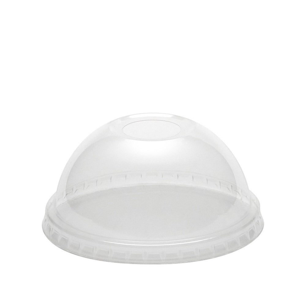 12OZ PET CLEAR DOME LID WITH HOLE