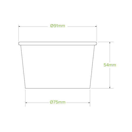 240ML/8OZ ICE CREAM BIOCUP