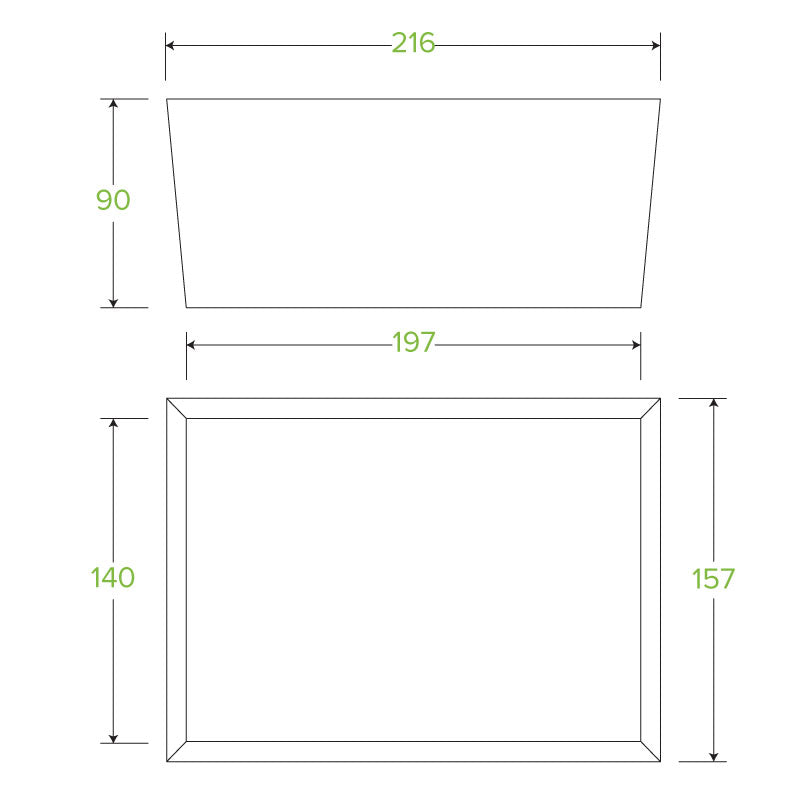 Extra Large BioBoard Lunch Box