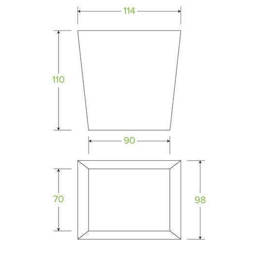 960ml/32oz Bioboard Noodle Box