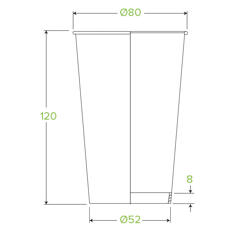 350ml / 12oz (80mm) Single Wall Art Series BioCup 350ml / 12oz (80mm) Single Wall Art Series BioCup