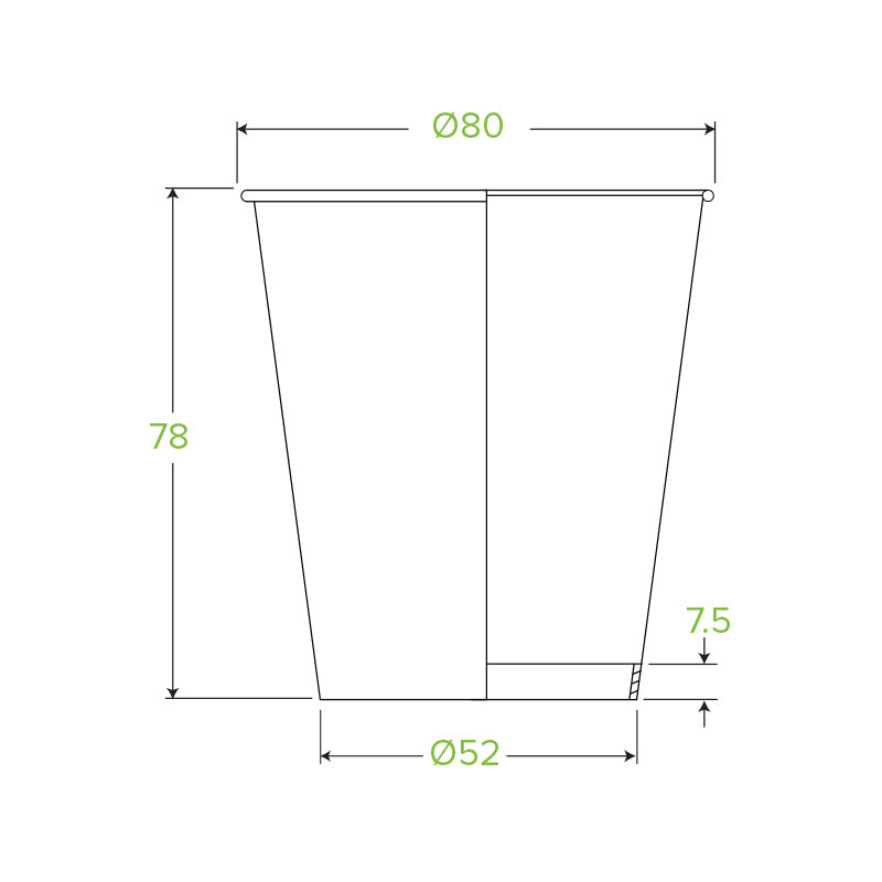 230ml/6oz(80mm) Art Series Single Wall Biocup 230ml/6oz(80mm) Art Series Single Wall Biocup