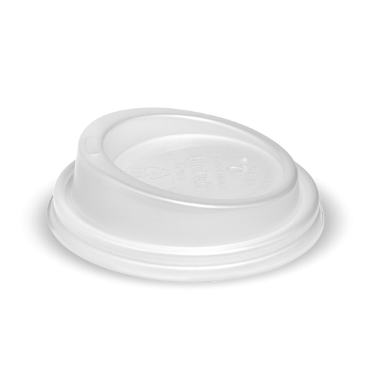 BioPak 6-12oz (80mm DIA) PLA Small Lid- Opaque
