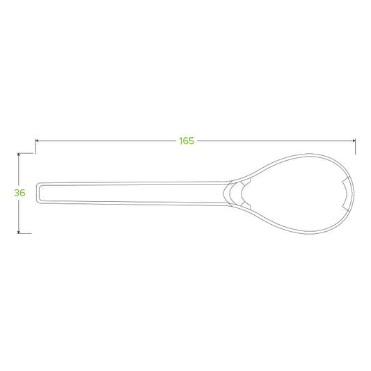 16.5cm/6.5" PLA Spoon