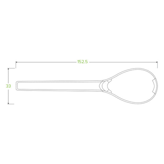 BioPak 15cm / 6” PLA Spoon