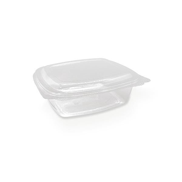 PET Hinged Rectangle container 32oz 200pc/ctn - 186x168x66mm