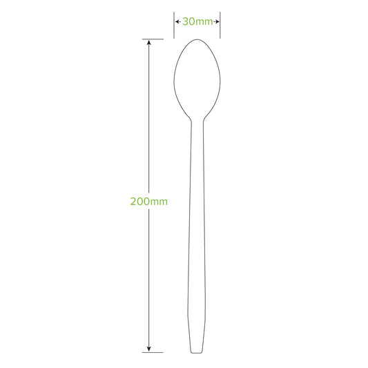 20cm Coated Wood Spoon