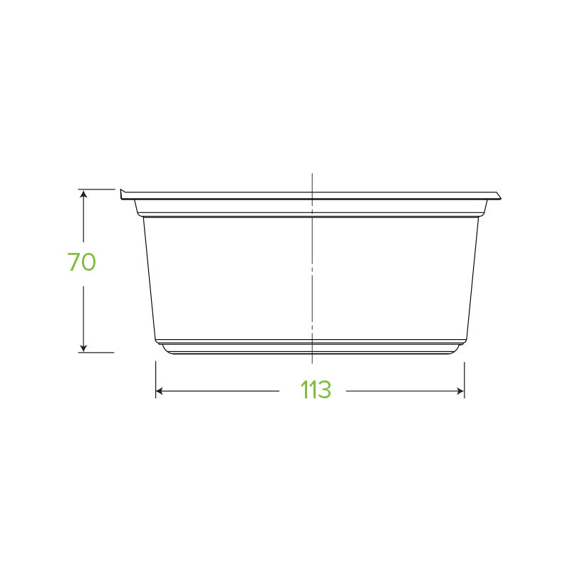 700ml Clear Wide BioBowl