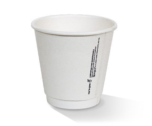 *8oz PLA coated DW Cup /one-lid-fits-all