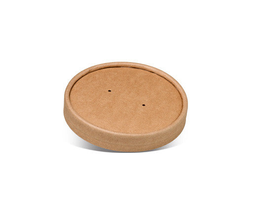 16OZ/ 97MM PLA KRAFT PAPER BOWL LID