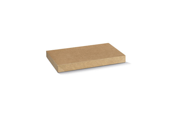 Kraft Catering Tray Lid No Window - Small 280x180x30 mm