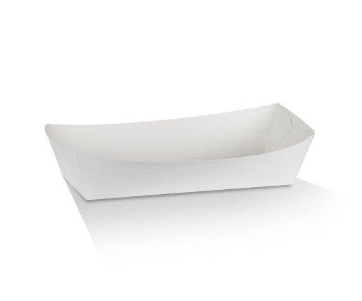 Hot Dog Cardboard Tray/White & Kraft 190x70x50 mm