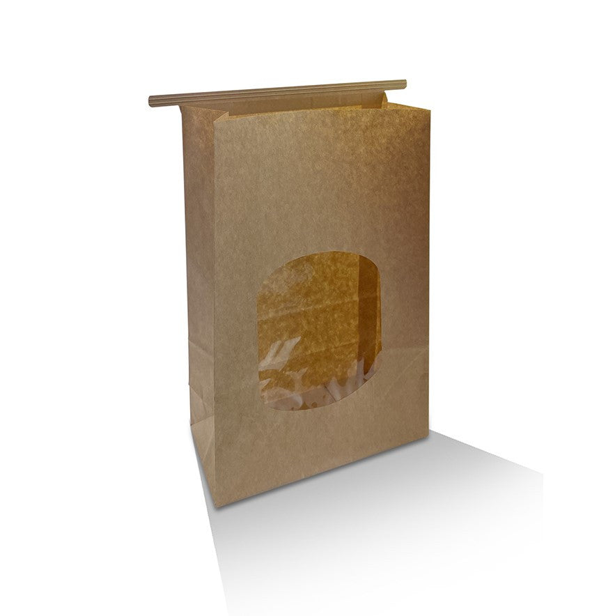 Large Tin Tie Window Bag 155x70x242mm