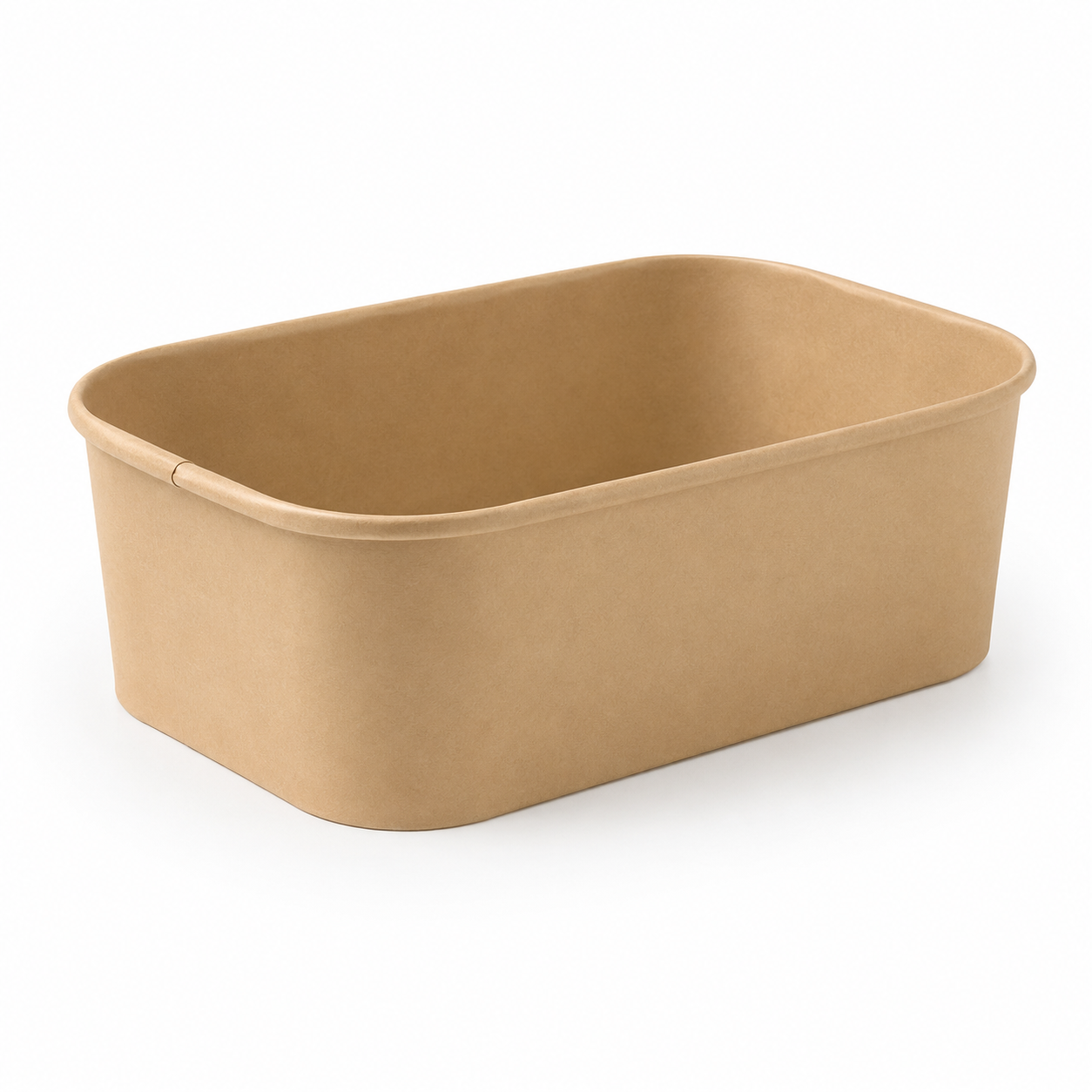 650ml Kraft Rectangle PE Takeaway Container