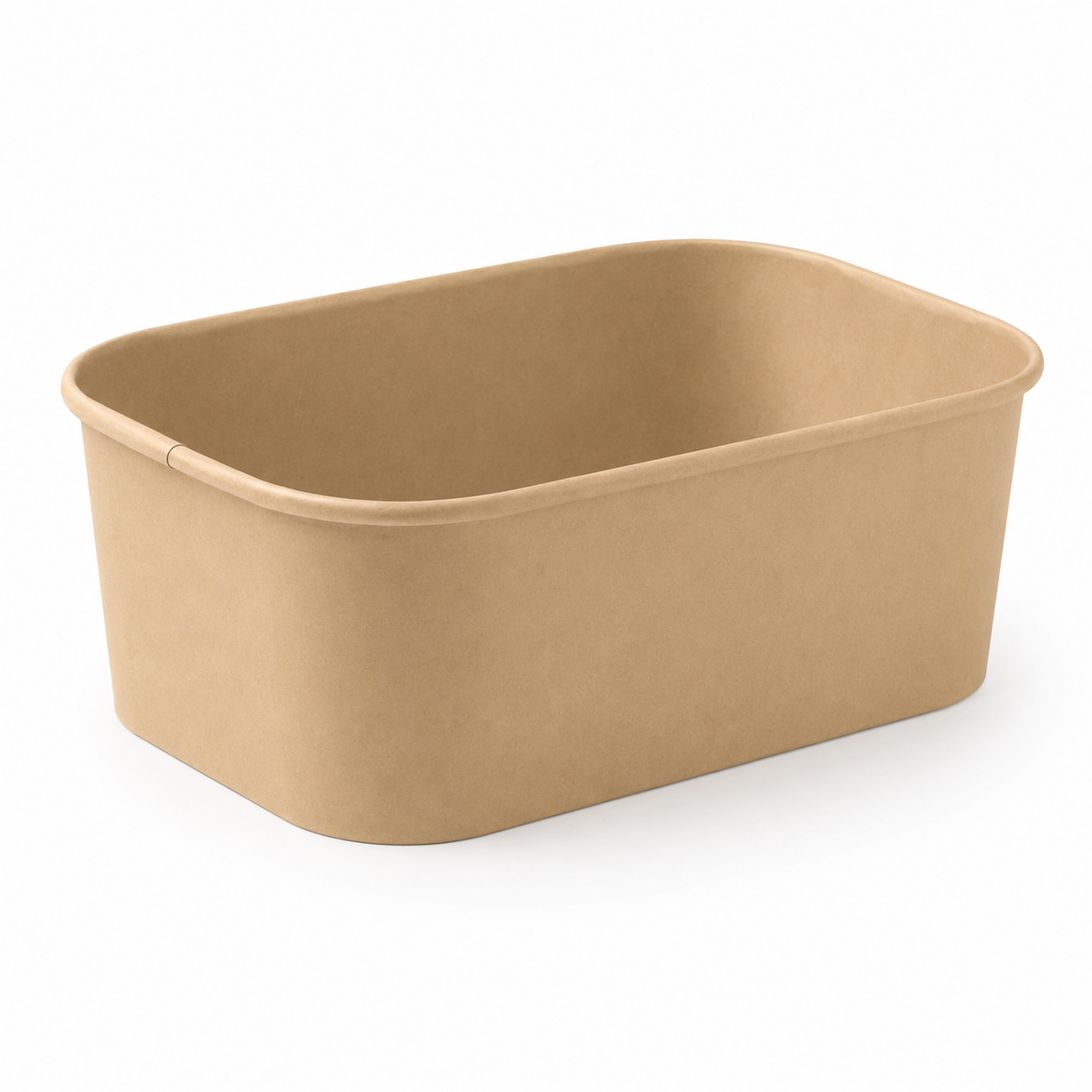 750ml Kraft Rectangle PE Takeaway Container