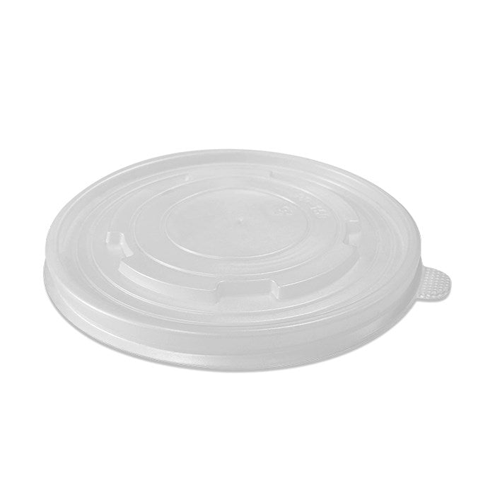 185mm PP Clear Lid for 42oz Kraft Paper Bowl – 300 Per Carton