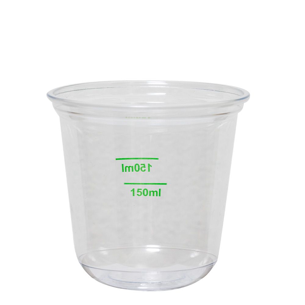 Clear 10oz (90mm) rPET Wine Tumbler – U Shape Cold Cup