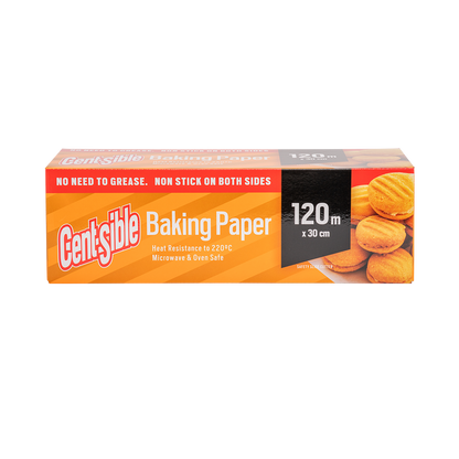 baking paper roll with slider cutter 30cm non stick premium quality