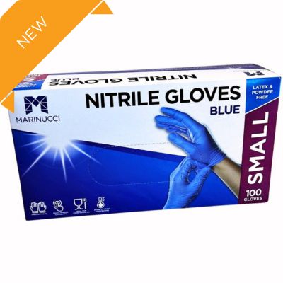 Small Blue Powder Free Nitrile Gloves