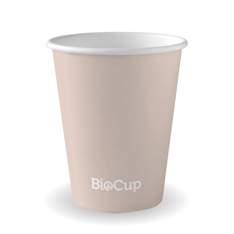 BioPak 280ml / 8oz (80mm) Aqueous Single Wall BioCup