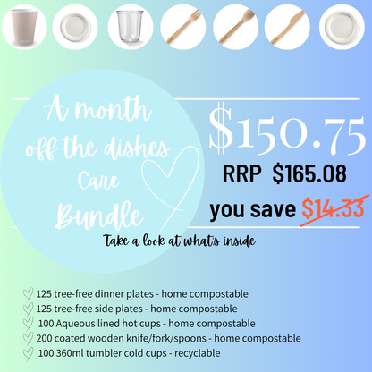 1 Month OFF the dishes Care Bundle