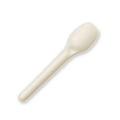 BioPak 11cm Plant Fibre Disposable Teaspoon
