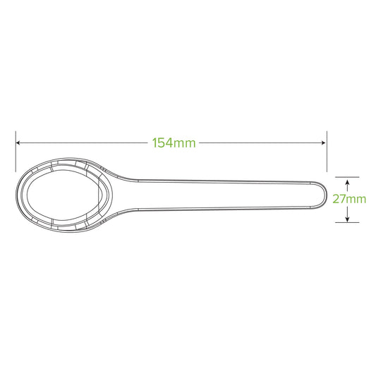 BioPak 15cm Plant Fibre Disposable Spoon