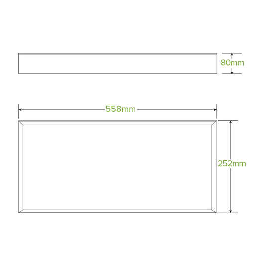 Large BioBoard Catering Tray Base