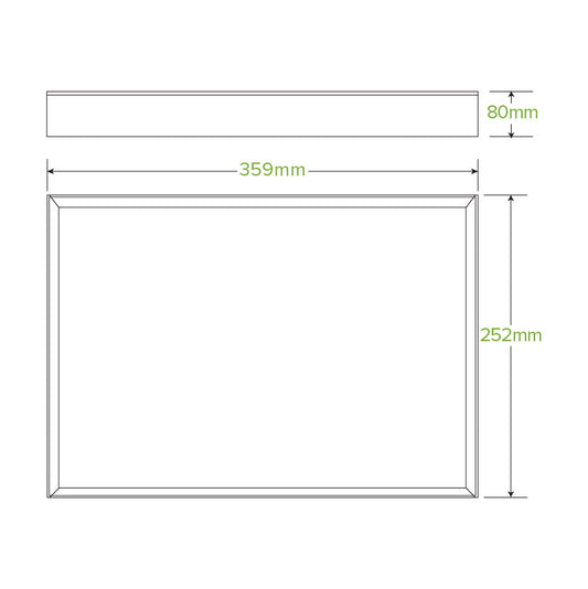 Medium BioBoard Catering Tray Base