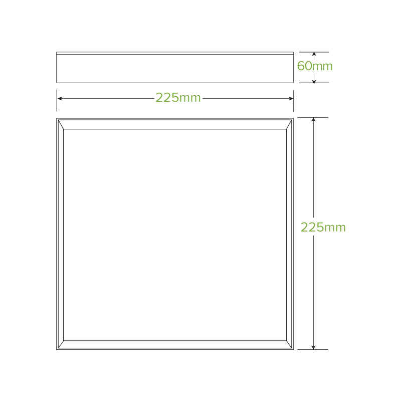 Small BioBoard Catering Tray Base
