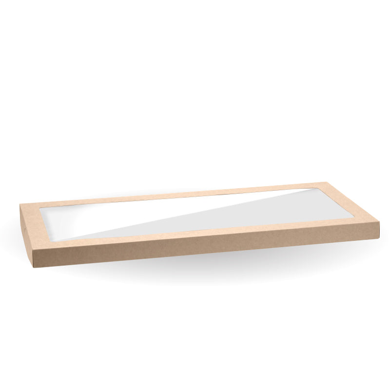 Extra Large BioBoard Catering Tray PLA Window Lid