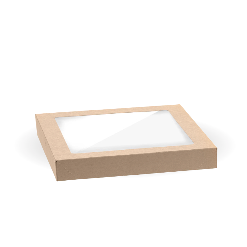 Small BioBoard Catering Tray PLA Window Lid