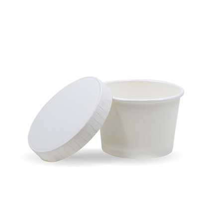 BioPak 45ml, 90ml & 120ml Paper Lid For Paper Sauce BioCup