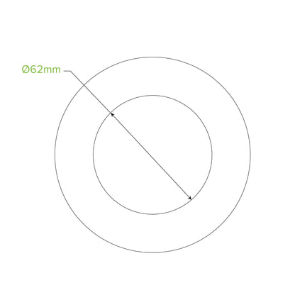 BioPak 45ml, 90ml & 120ml Paper Lid For Paper Sauce BioCup