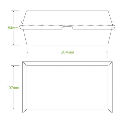 BioPak Large Snack BioBoard Box.