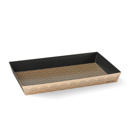 BioPak Long BioBoard Sushi Tray